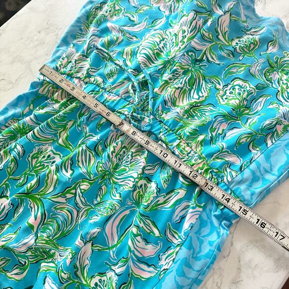 Lilly Pulitzer Rikki Strapless Romper Cumulus Blue Chick Magnet Women’s Size M - Picture 11 of 14